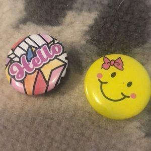 Cute pins to go on almost anything!!